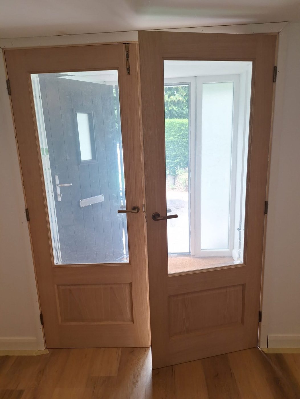 Internal oak door