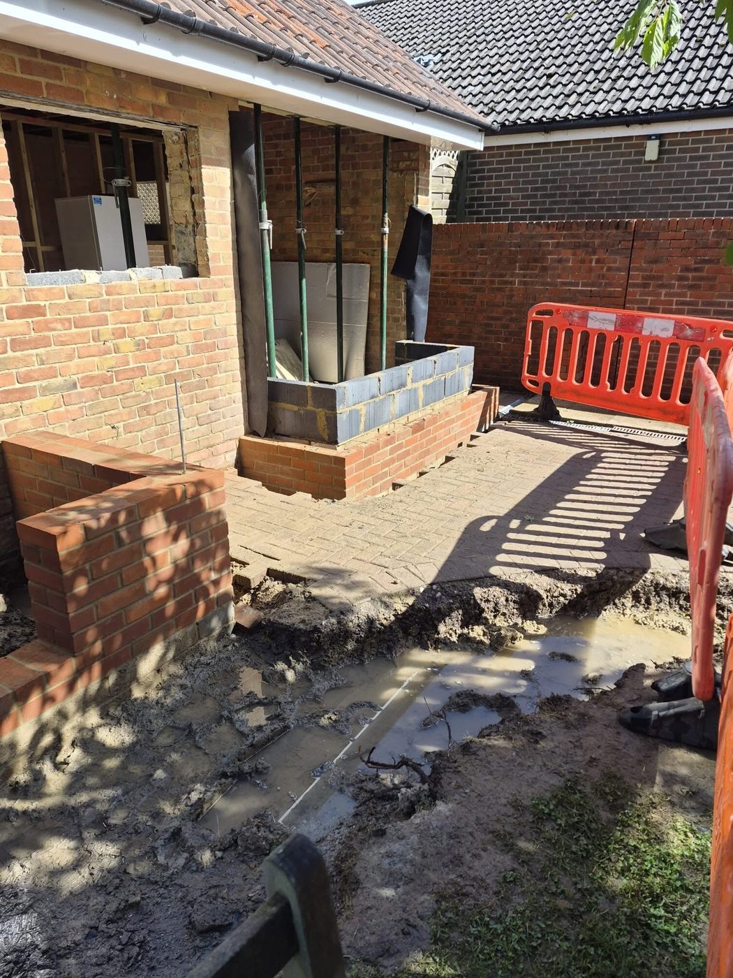 Groundworks in progress