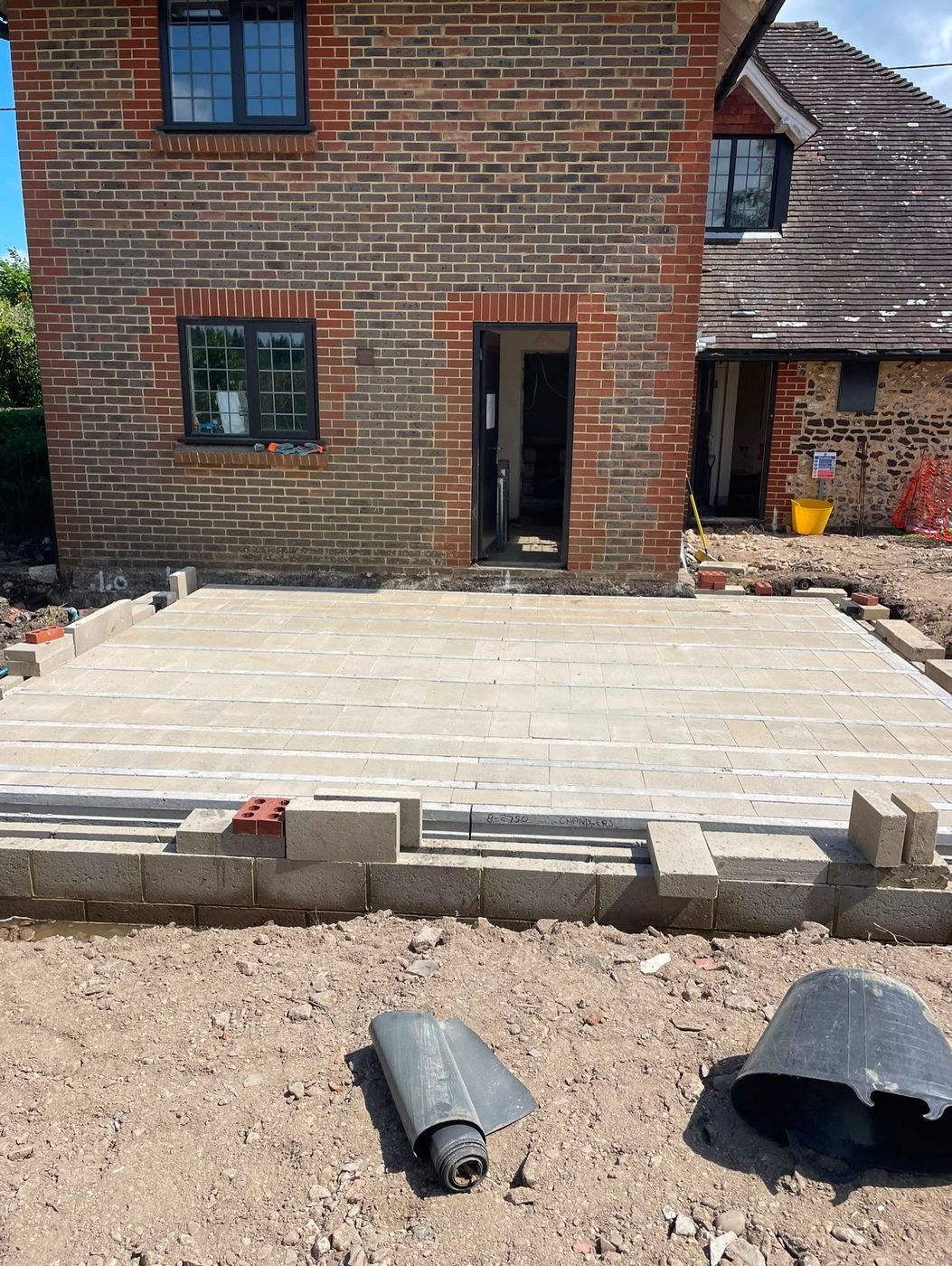 Patio & groundworks