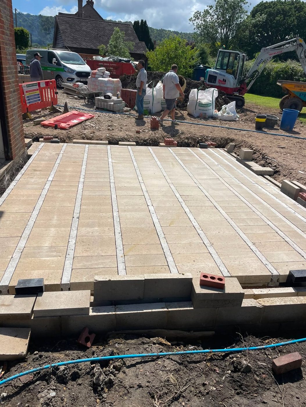 Patio & drainage