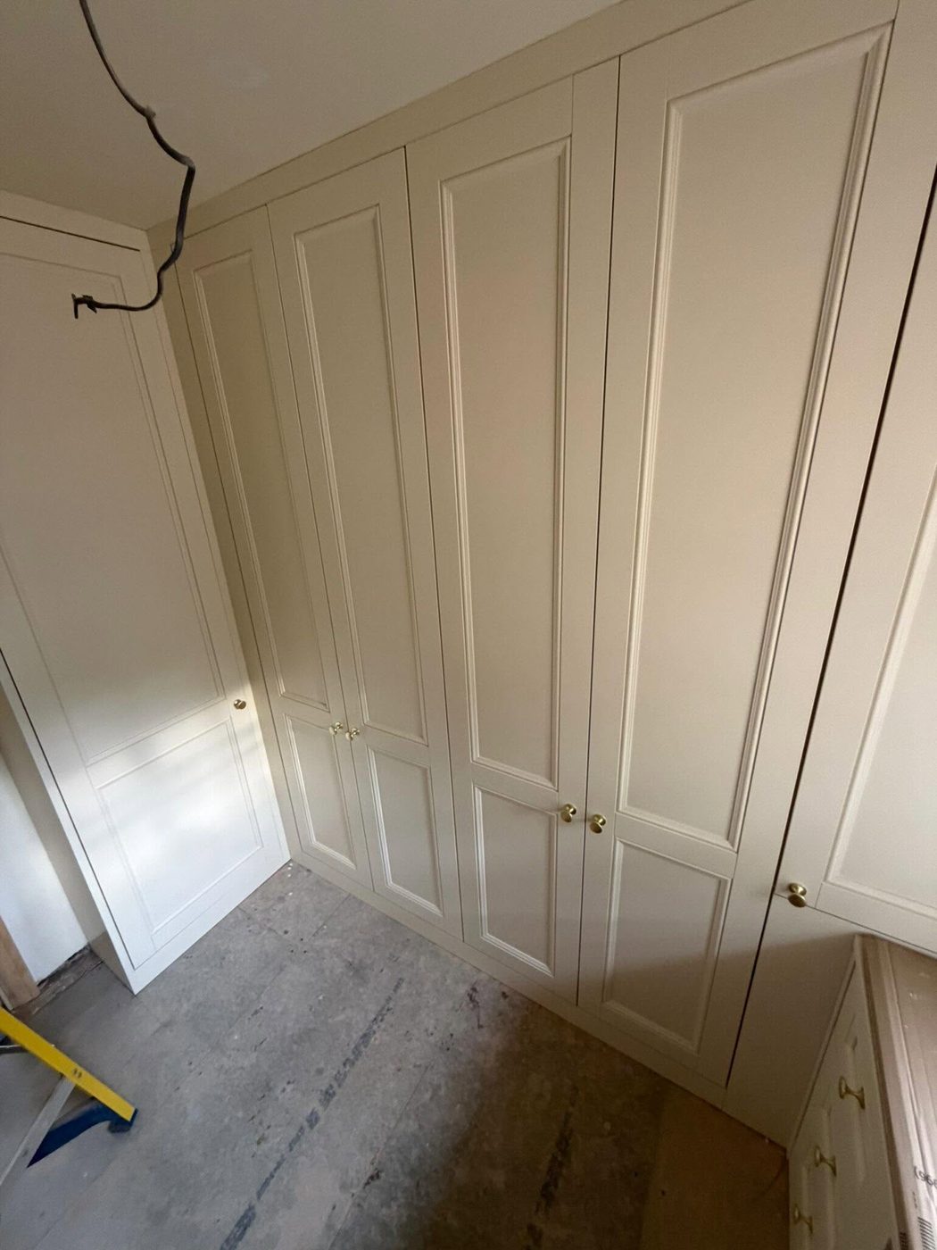 Panelled dressing room